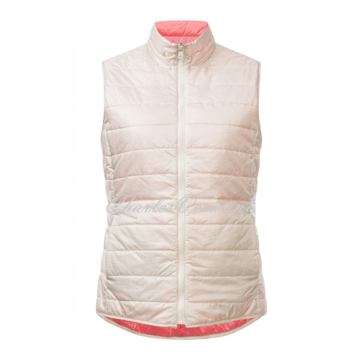 Just White Reversible Gilet Jacket - Style J1413