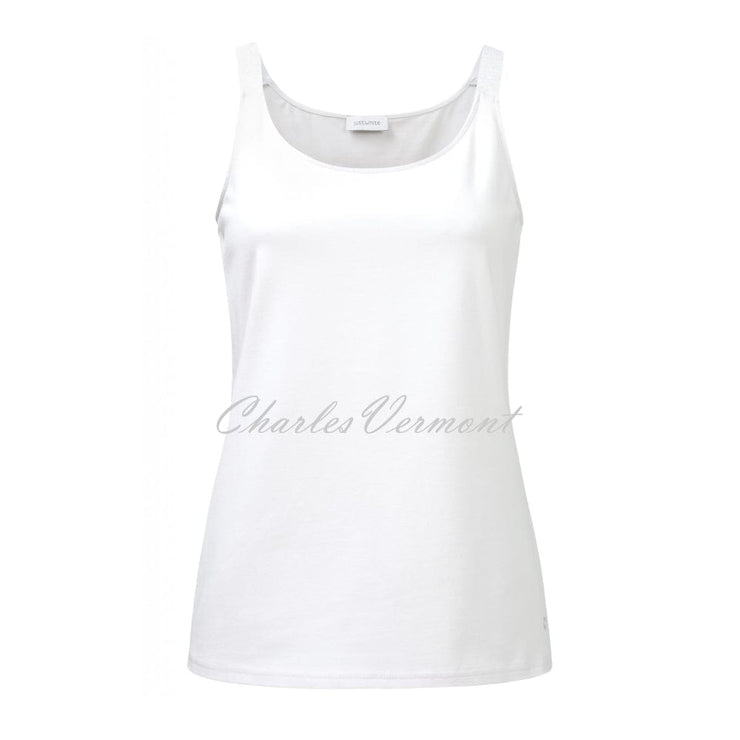 Just White Camisole Top - Style J1683-010 (White)