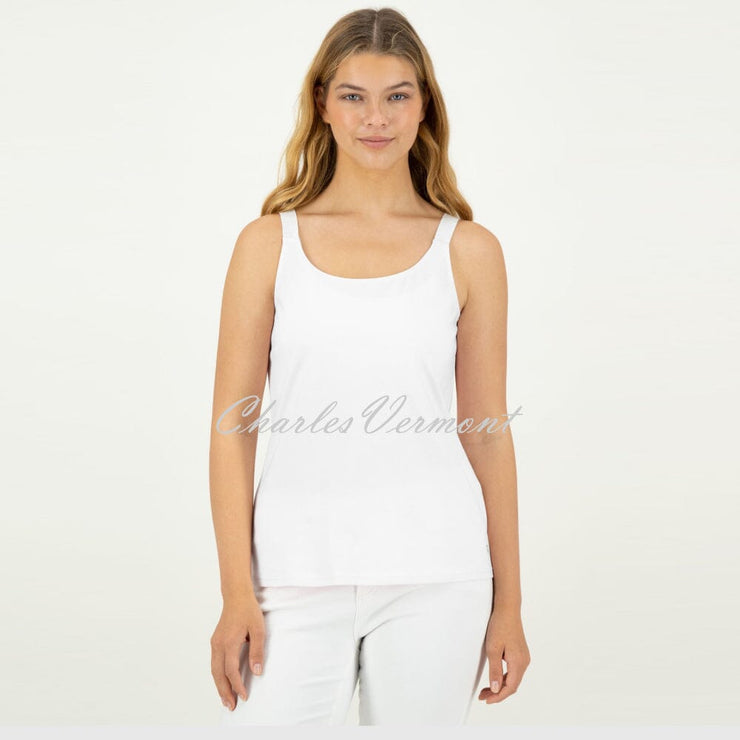 Just White Camisole Top - Style J1683-010 (White)