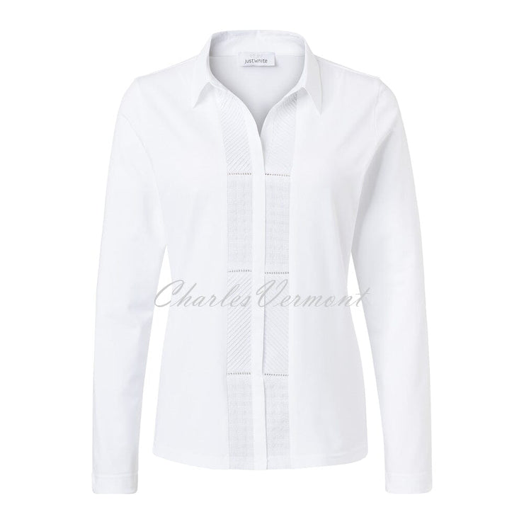 Just White Blouse – Style 43920