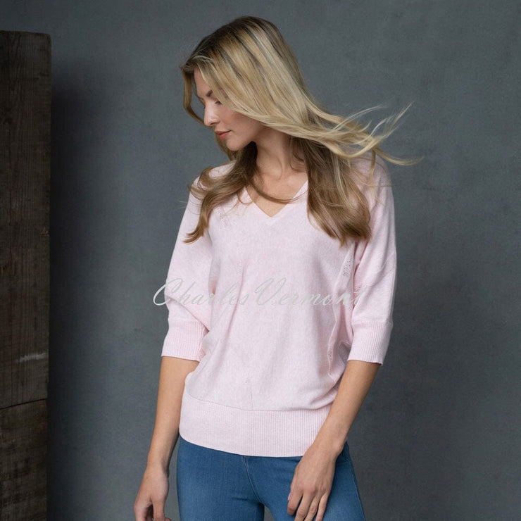 Marble Sweater – Style 6106-120 (Pale Pink)