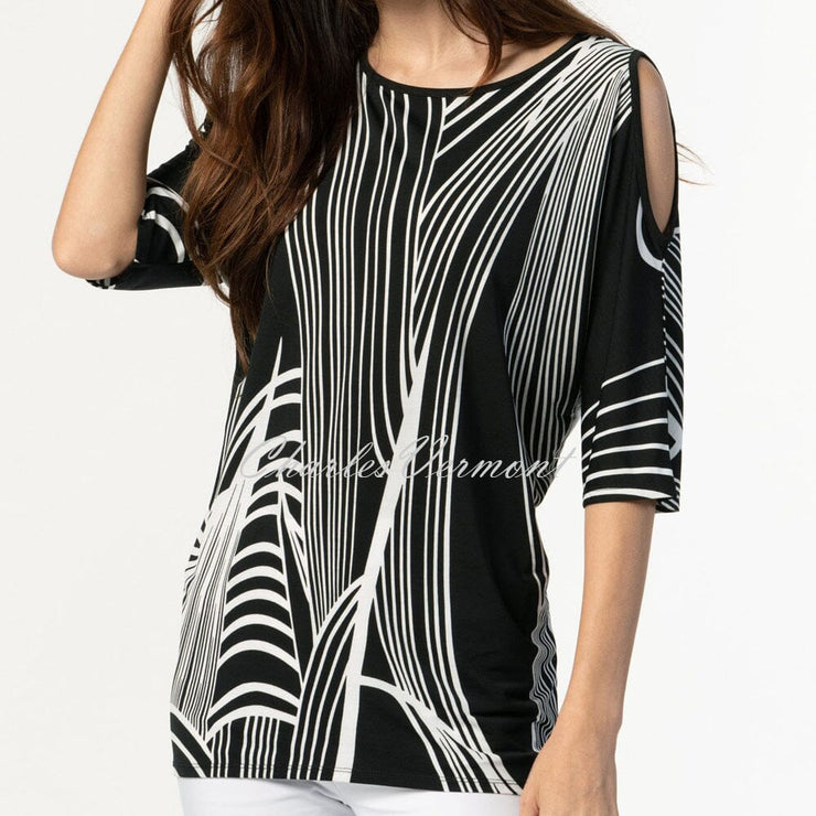 Marble Tunic – Style 6193-102 (Black / White)