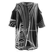 Marble Tunic – Style 6193-102 (Black / White)