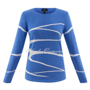 Marble Sweater - Style 6560-190 (Mid Blue)